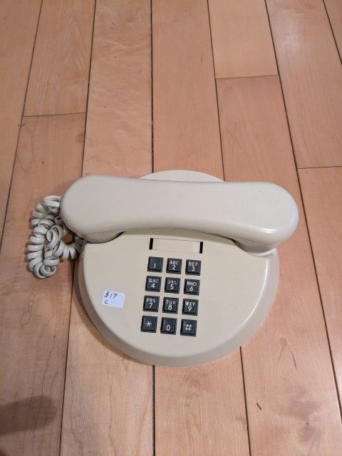 Old Fashioned Round Telephone