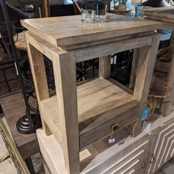 One Drawer End Table