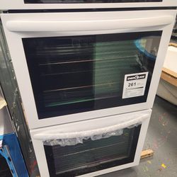 Amazing Frigidaire 27 Inch Double Wall Oven White Electric FCWD2727AW