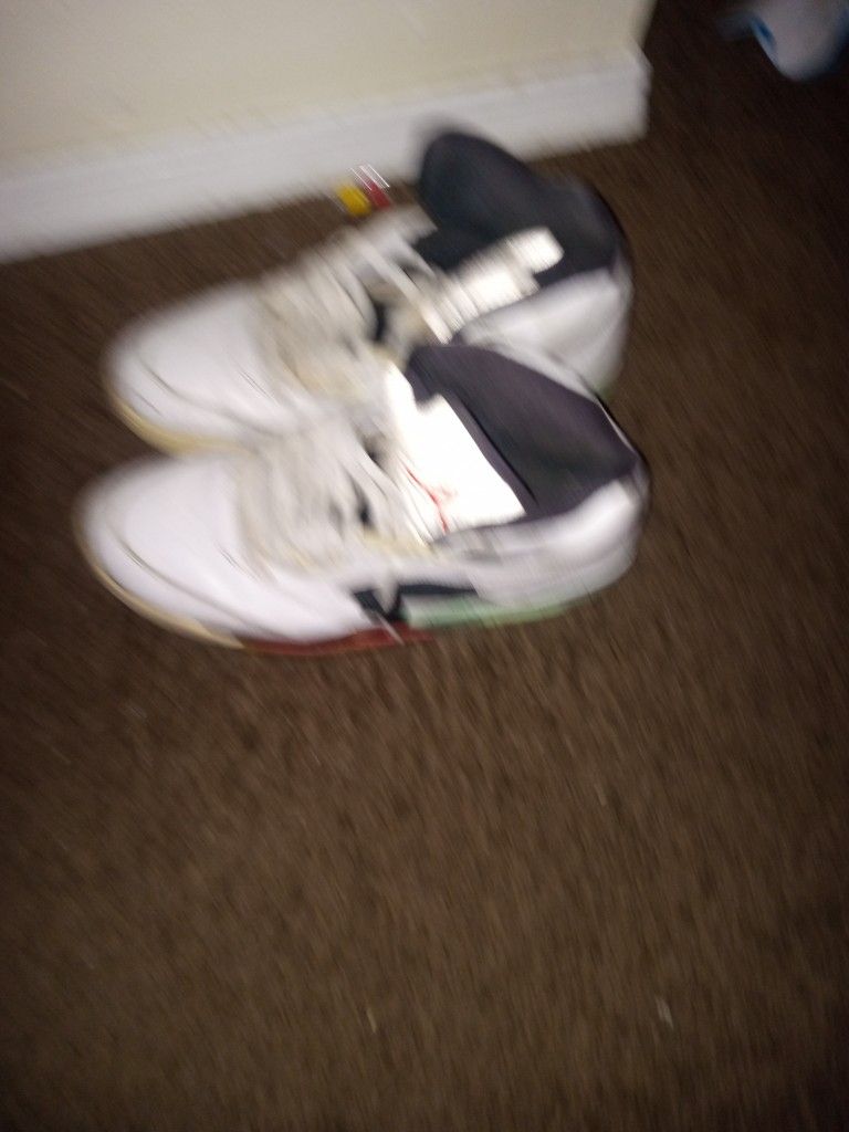 Two Pairs Of Sneakers. Size 10 . Asking 20 Dollars. If You Don't Have A Ride I'll Walk Them To You. Serious People Only. 
