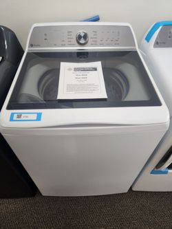 Profile 5.0 cu. ft. High-Efficiency Smart Top Load Washer in White with Impeller and Microban Technology, Energy Star