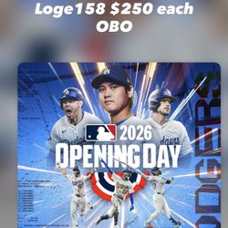 Dodger Opening Day Tickets