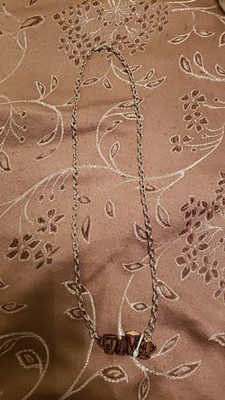 Custom "java" necklace