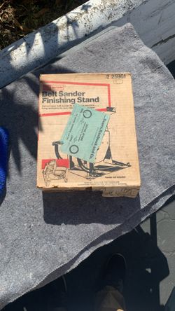 Vintage Craftsman Belt Sander Finishing Stand