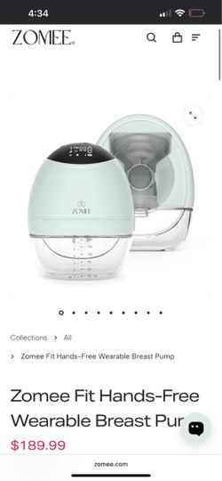 Zomee fit wearable breast pump