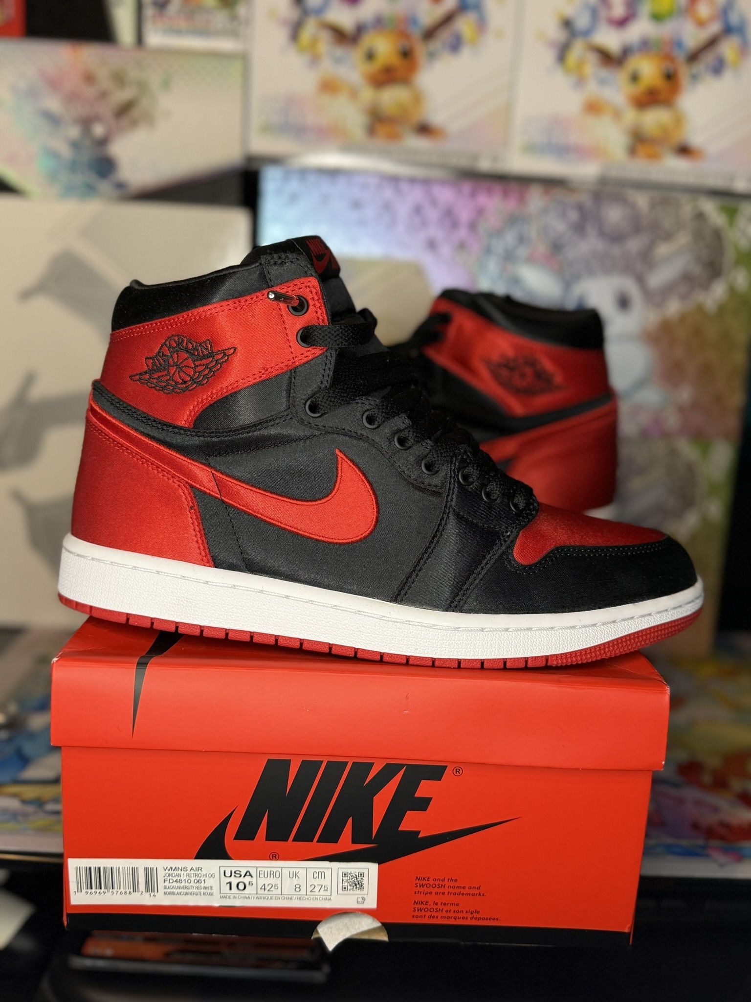 NIKE AIR JORDAN 1 BRED SAATlN