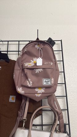 Herschel mini backpack daisies