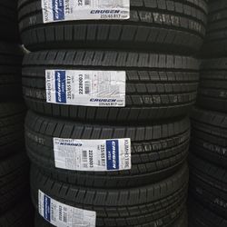 (4) 235/65r17 Kumho Tires 235 65 17 Inch