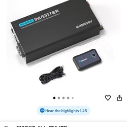 3000 watt Renogy Inverter solar