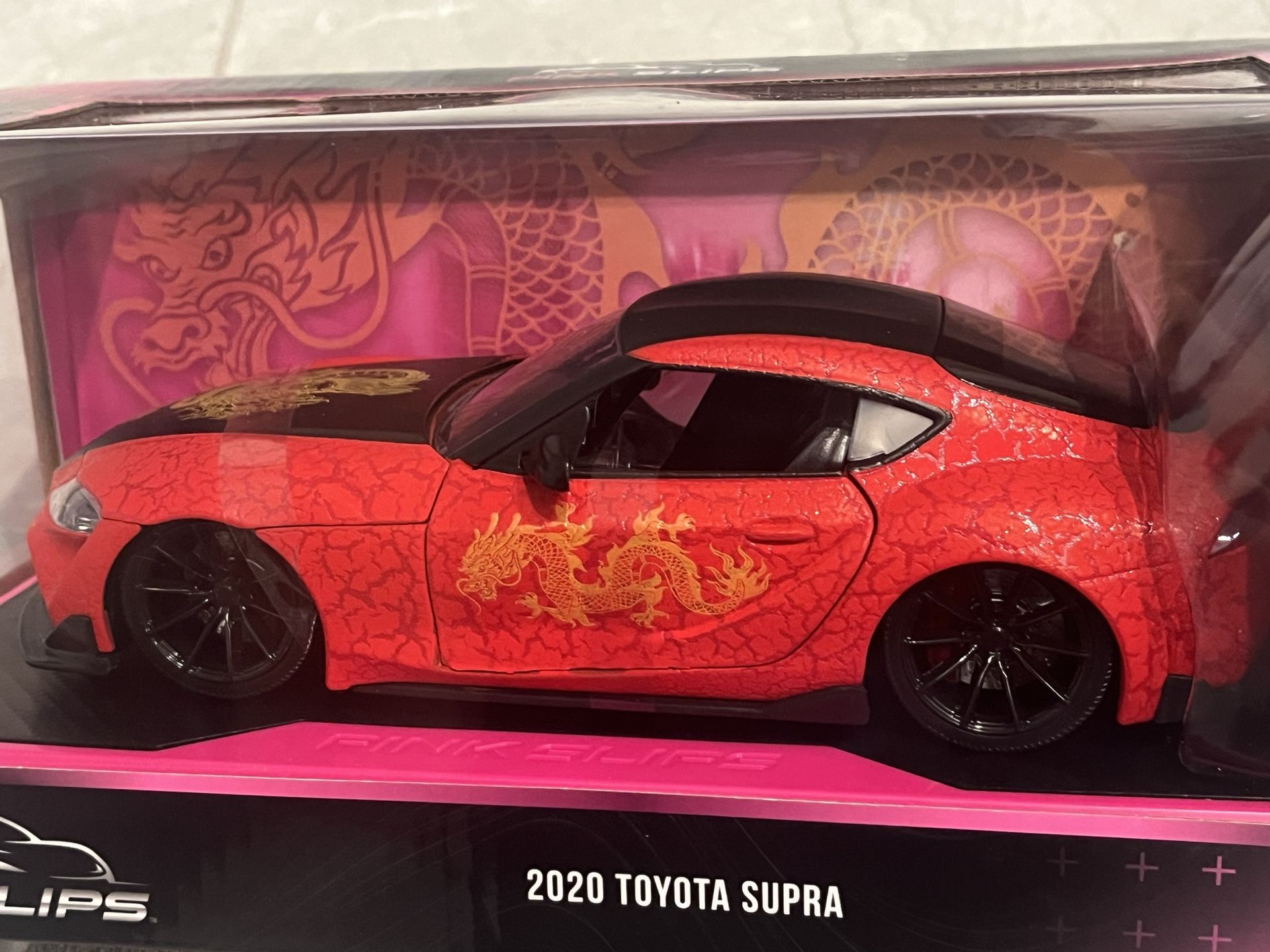 2020 Toyota Supra Year of The Dragon pink Slips 1/24 scale Diecast