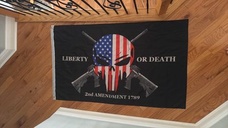 Liberty or Death - 2nd Amendment 1789 Flag