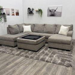Gray Sectional Couch - Free Delivery
