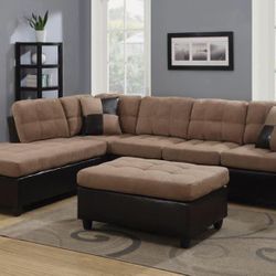 Sectional Sofa & Ottoman 
