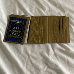 Baseball Dealing Cards