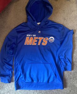 New York Mets Majestic MLB Authentic Collection Pullover Hoodie Size Large