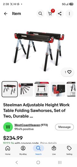 steelman saw horses