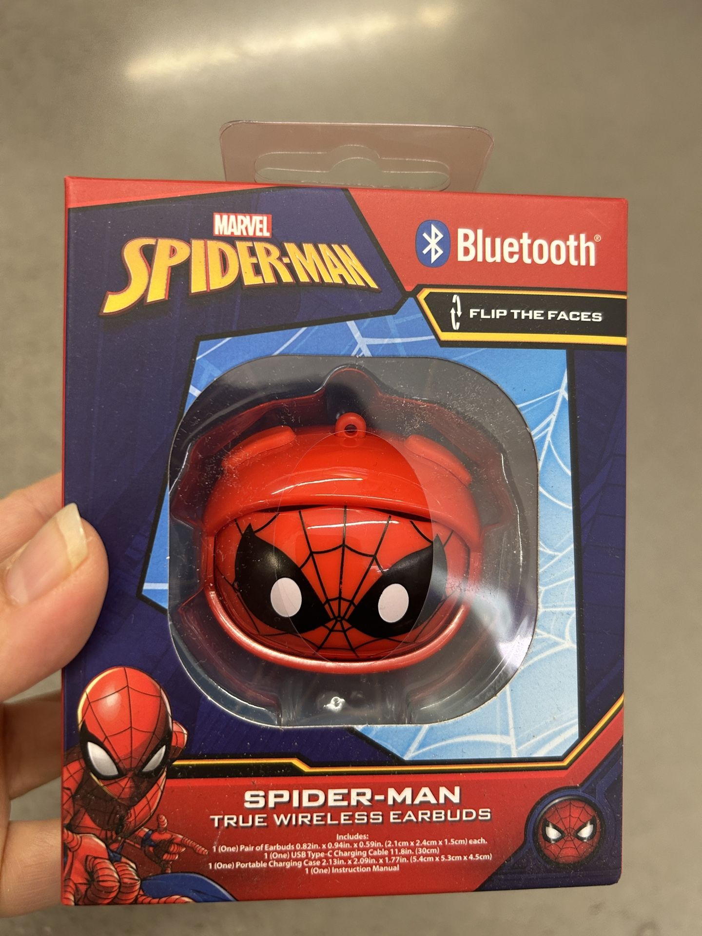 NWT Licensed Spiderman Bluetooth true wireless earbuds