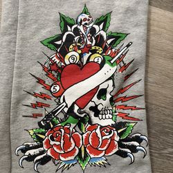 Ed Hardy Y2K sweat pants size Small