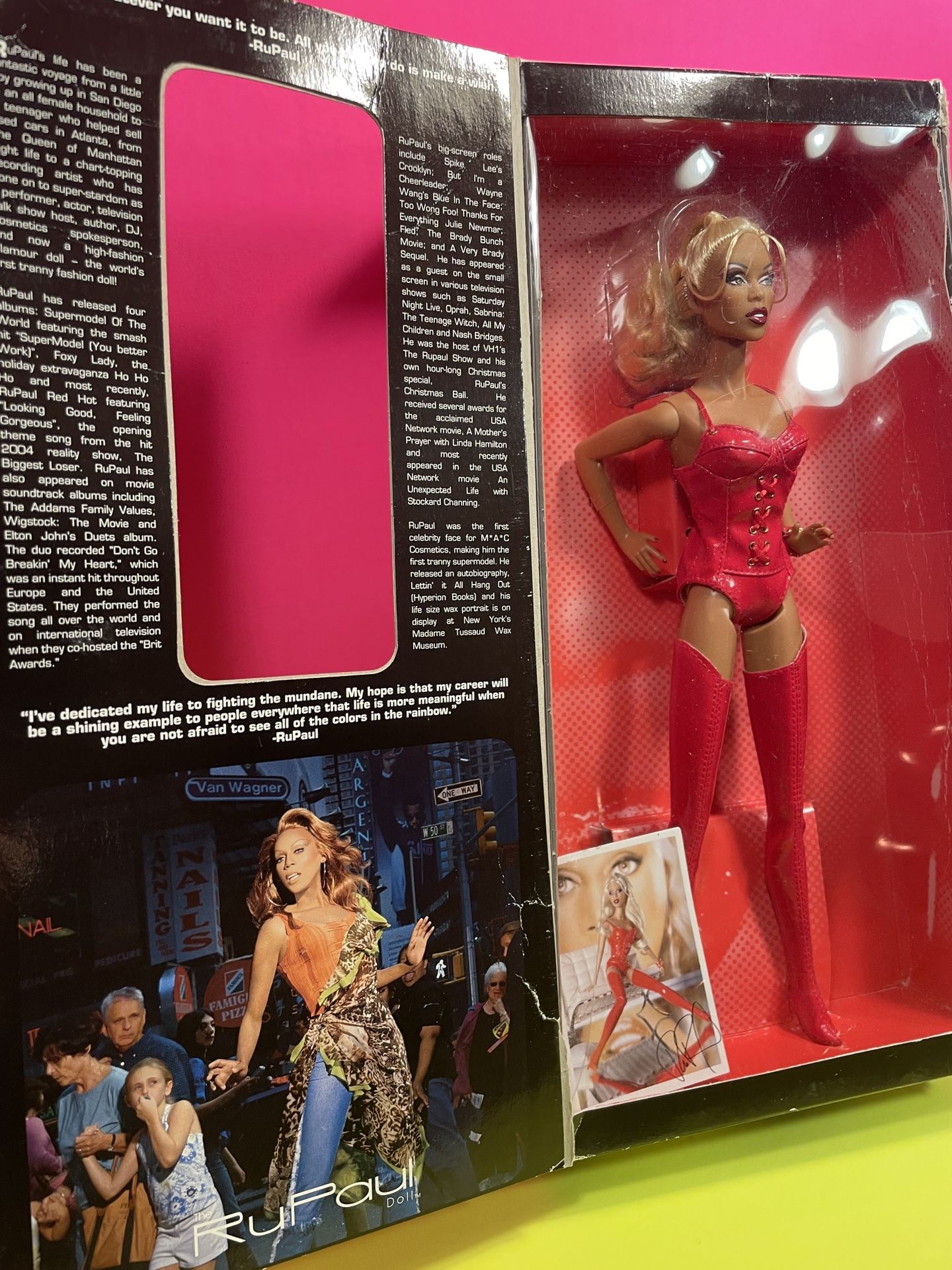 New In Box. Integrity Toys RuPaul Limited Edition Red Hot Jason Wu