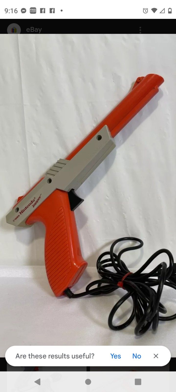 Nintendo Zapper Vintage