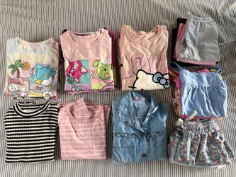 Girls Tops & Dresses Bundle size 6/7 + Shoes size 1