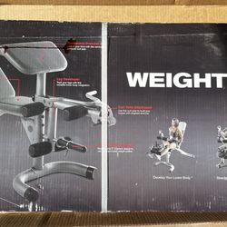 WEIDER XRS 20 Weight Bench (Brand New)