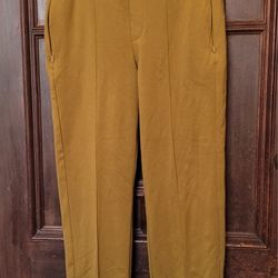 ATHLETA Eastbound Straight Pant #988039 Brass Yellow SIZE 8-Like New.