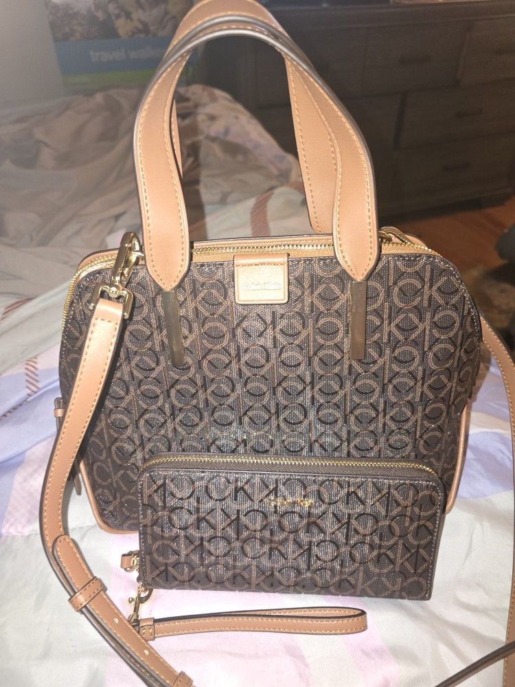 Calvin klein Handbag and wallet from macy's