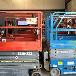 19’ Electric Scissor Lifts ,  Skyjack And Genie