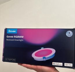 Govee RGBWW Recessed Downlight 4-Pack