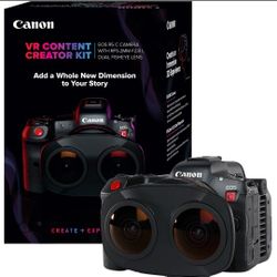 New Canon VR Camera Kit with R5C & VR180 Lens