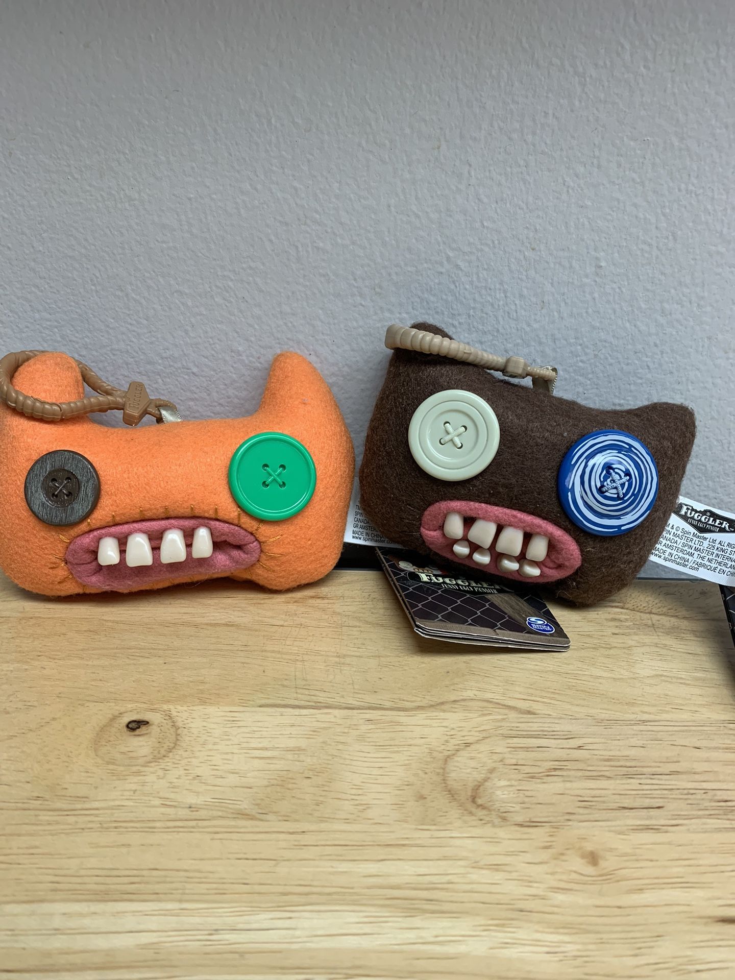 Fuggler Funny Ugly Monster Keychain - Set Of 2