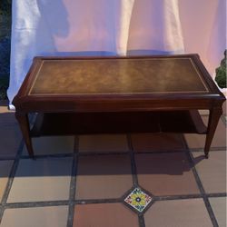 Vintage Wood Accent Table