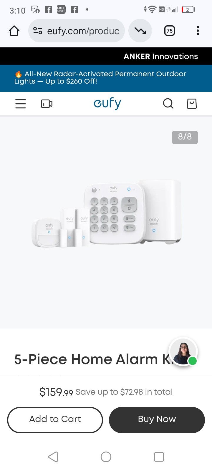 X2 For 1 Eufy Security System 