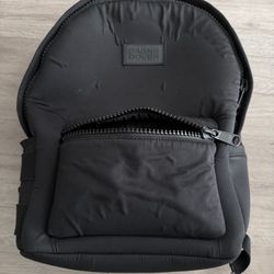 Dagne Dover Medium Dakota Neoprene Backpack in Onyx Black 
