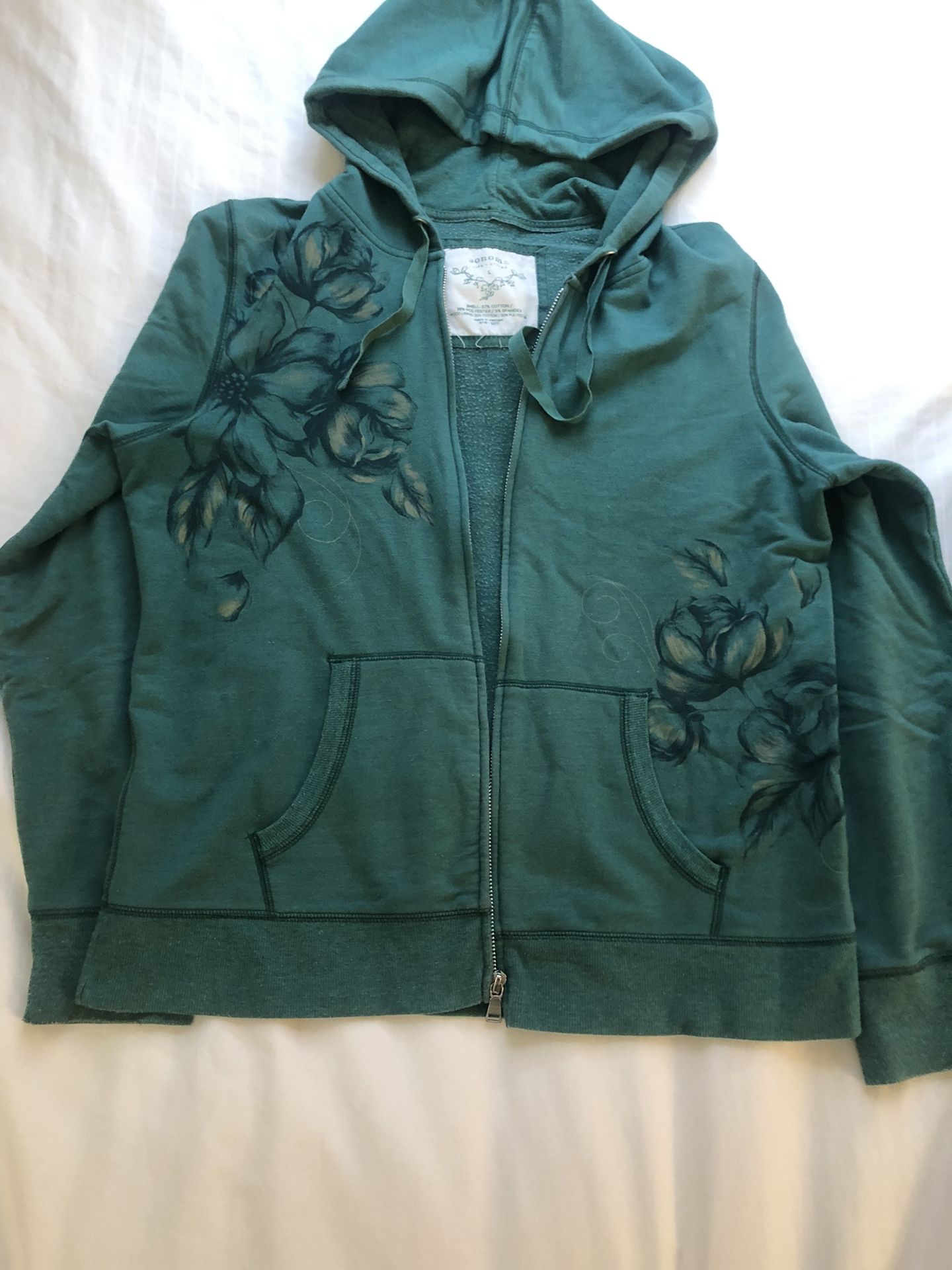 Vintage Zippered Sweatshirt w/Hood