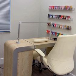 Manicure Desk With Client Chair