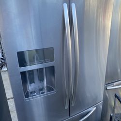 Kitchen Aid French Doors Stainless Steel Refrigerator 