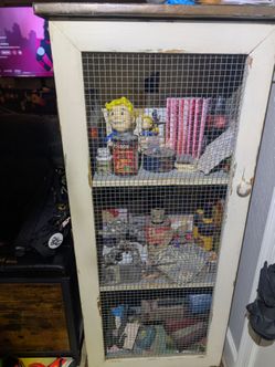 Fallout Collectibles and themed display case