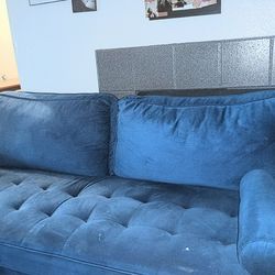 Blue Velvet Sofas