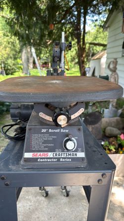 Craftsman 20 inch Contractor series scroll saw