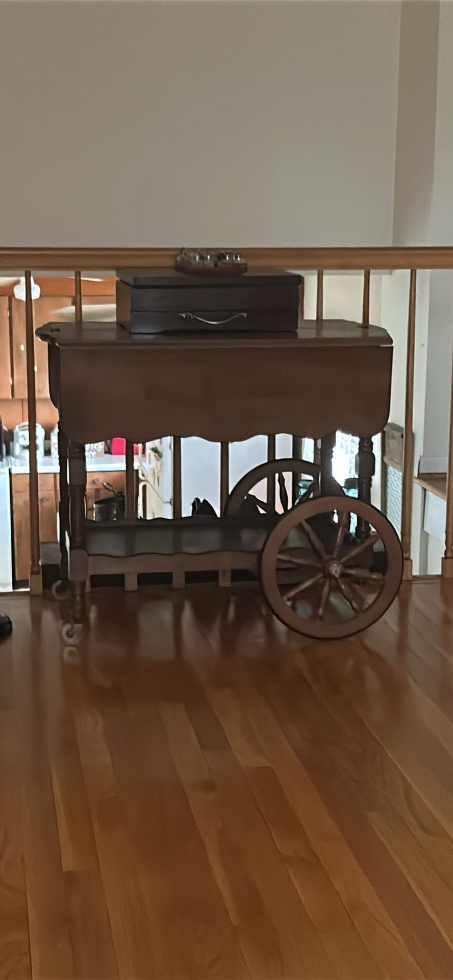 Serving Cart. $75.  Martha Washington Sewing Table $100