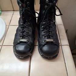 Hardley Davidson Heavy Shoes/Boots Heavy Good Condition Size 7.5 Mens