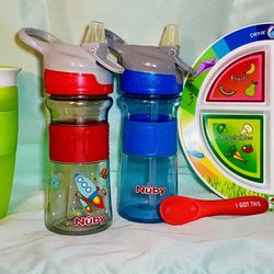 Baby/toddler/Children/kids drink ware, plates & spoons