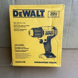 DEWALT 20V MAX CORDLESS COMPACT HEAT GUN ( TOL ONLY )