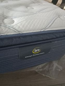 Serta pillow top king size mattress