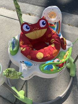 Fisher-Price Baby Bouncer Rainforest Jumperoo Activity Center