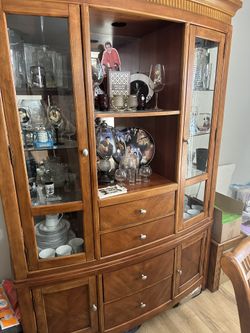 Hutch + Dining Room Table