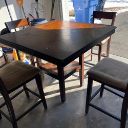 Counter Height Table With 4 Chairs