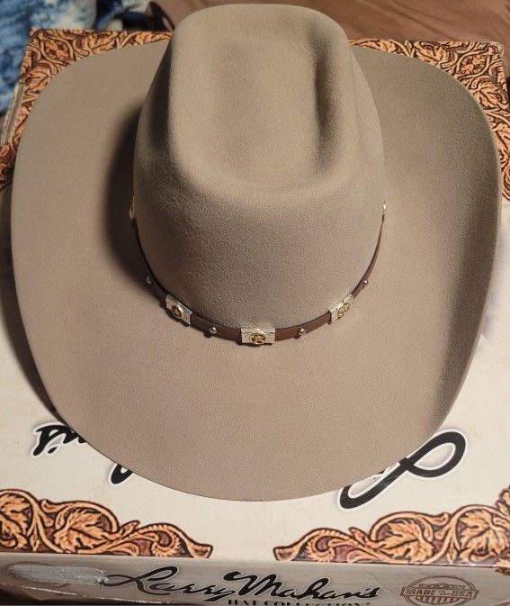Tejana Cowboy Hat Larry Mahan Size 7 1/4 5X With Box